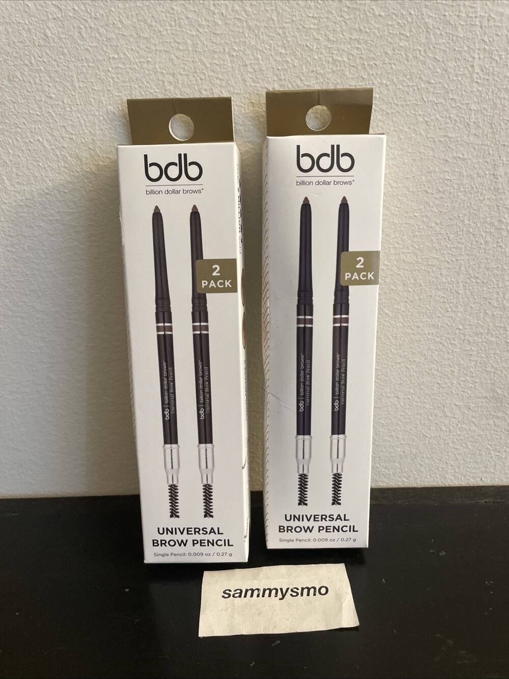 BDB Billion Dollar Brows Universal Eyebrow Pencil 2 Pack, x2